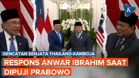Berhasil Damaikan Kamboja-Thailand, Anwar Ibrahim Sebut Bantuan Prabowo