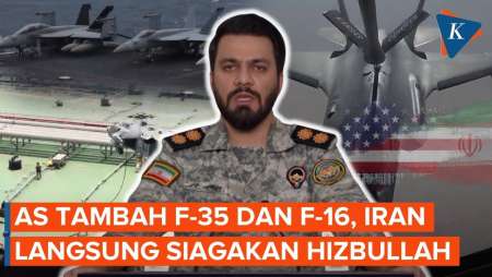 AS Tambah Pesawat Tempur Di Timur Tengah, Iran Minta Hizbullah Bersiap Perang?