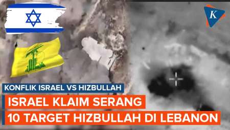 Israel Klaim Serang 10 Target di Lebanon, Gudang Senjata hingga Infrastruktur Hizbullah