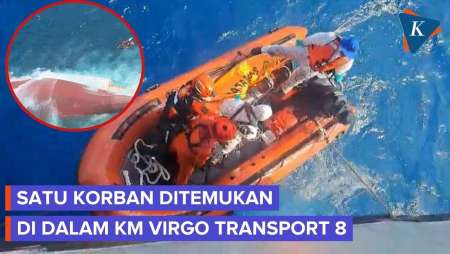 Detik-detik Penyelam Basarnas Temukan Satu Korban KM Virgo Dari Dalam Kapal