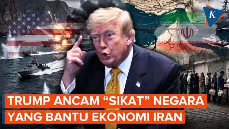 Trump Ancam “Sikat” Negara yang Bantu Ekonomi Iran