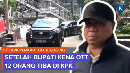 Setelah Bupati Tulungagung, 12 Orang Hasil OTT Tiba Di Gedung KPK