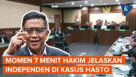 7 Menit Hakim Jelaskan Tak Terpengaruh Tekanan Politik dalam Vonis Hasto
