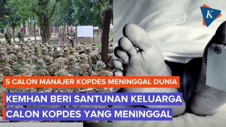 Kemenhan Beri Santunan untuk Keluarga Calon Manajer Kopdes yang Meninggal