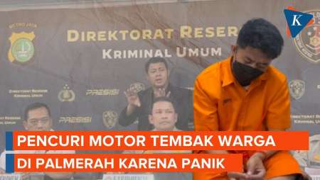 Pengakuan Pencuri Motor Di Palmerah, Tembak Warga Karena Panik