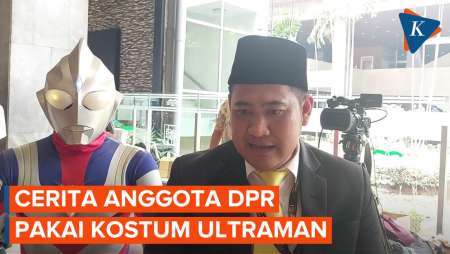 Cerita Jamaludin Malik Diusir karena Kostum Ultraman Saat Pelantikan DPR