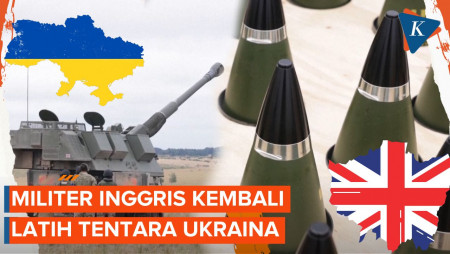 Melihat Tentara Inggris Latih Tentara Ukraina Gunakan Senjata Artileri
