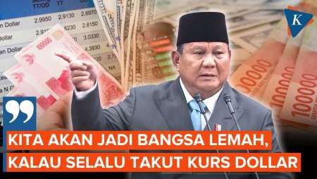 Prabowo "Sentil" Elite Yang Takut Dollar Naik