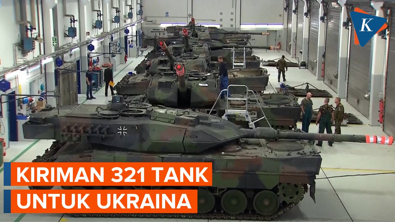 Ukraina Dapat 321 Tank dari Barat, Ada Abrams hingga Leopard 2