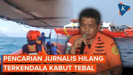 5 Jurnalis Hilang di Selat Sunda Belum Ditemukan, Hari Kelima Pencarian Terkendala Kabut Tebal