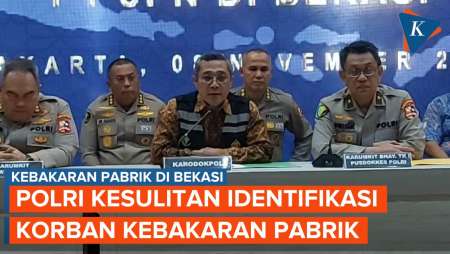 Polri Kesulitan Identifikasi Jenazah Korban Kebakaran Pabrik di Bekasi