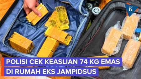 Emas 74 Kg Dari Rumah Febrie Di Sentul Dicek Ke Pegadaian