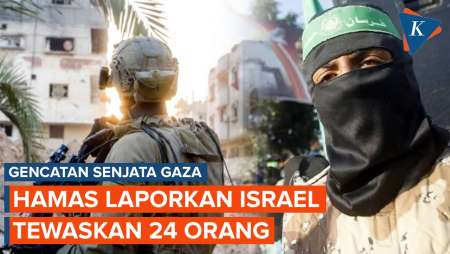 Hamas Tuding Israel Langgar Gencatan Senjata, 24 Orang Terbunuh Dalam Serangan