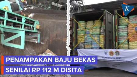 Penampakan 19.391 Balpres Baju Bekas Impor Disita, Nilainya Rp 112,35 Miliar