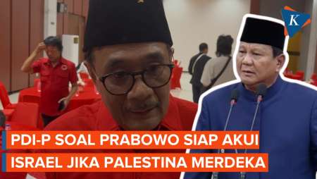 Respons PDI-P soal Prabowo Siap Akui Israel jika Palestina Merdeka
