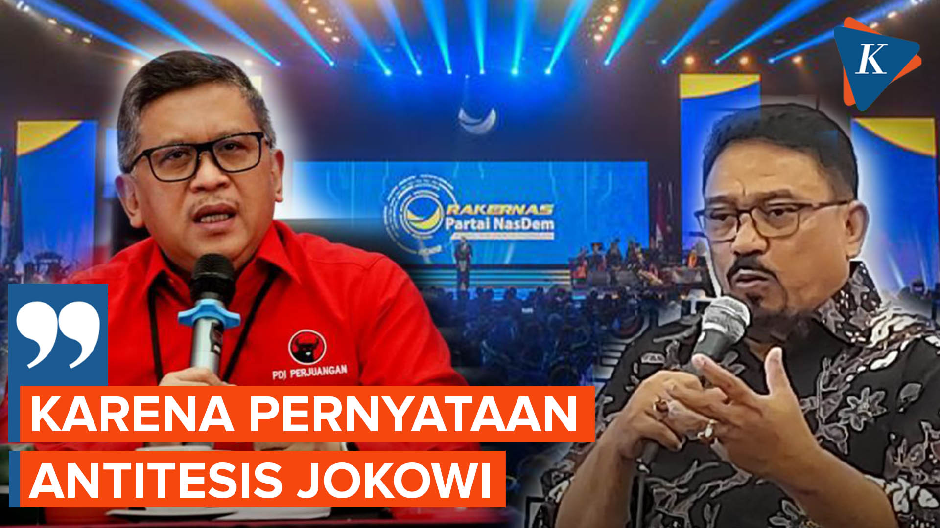 Hasto Ungkap Alasannya Getol Serang Nasdem karena Pernyataan Antitesis Jokowi