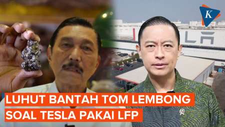 Luhut Bantah Tesla Pakai LFP, Masih Pakai Nikel Disuplai LG