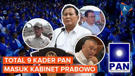 Bertambah 3 Menteri, Total Ada 9 Kader PAN di Jajaran Kabinet Prabowo