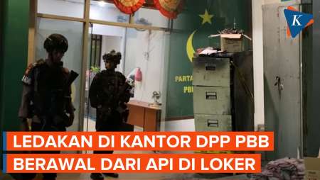 Kronologi Ledakan di Kantor DPP PBB, Awalnya Muncul Api di Loker