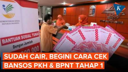 Sudah Cair, Begini Cara Cek Penerima Bansos PKH Dan BPNT Tahap 1