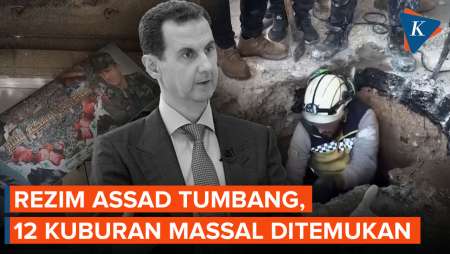 12 Kuburan Massal Diduga Peninggalan Rezim Assad Ditemukan di Suriah