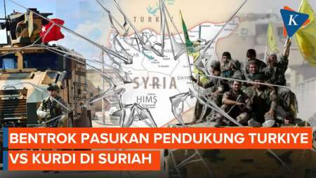 Pasukan Pendukung Turkiye dan Kurdi Bentrok di Suriah, 101 Orang Tewas