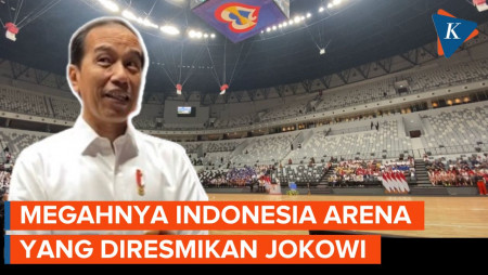 Jokowi Resmikan Indonesia Arena yang Jadi Venue FIBA World Cup…