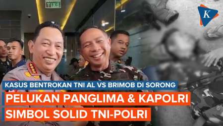 Cara Kapolri dan Panglima TNI Dinginkan Kasus Brimob Vs TNI AL di Sorong