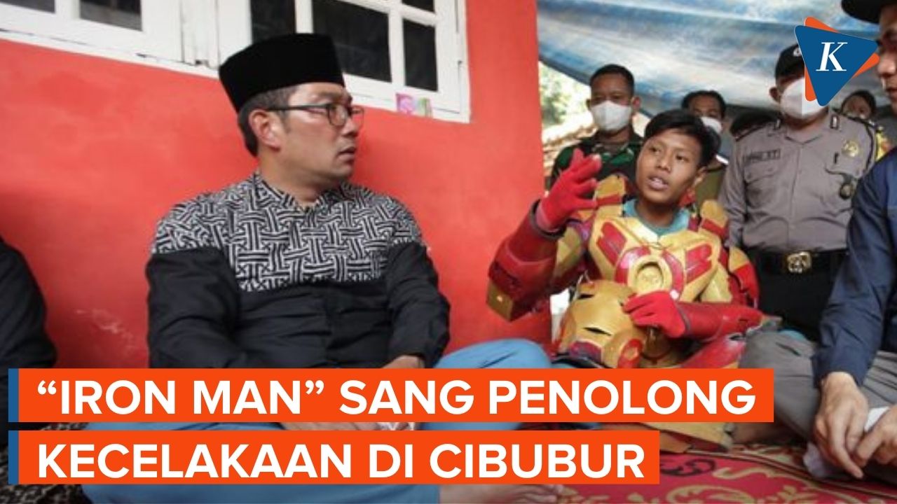 Saat Ridwan Kamil Beri Bantuan untuk Iron Man asal Cirebon