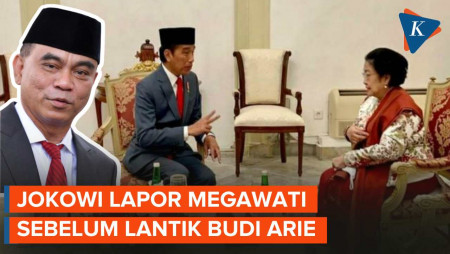 Jokowi Lapor Dulu ke Mega Sebelum Lantik Budi Arie