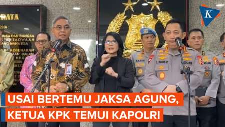 Ketua KPK Bertemu Kapolri, Bahas Apa?