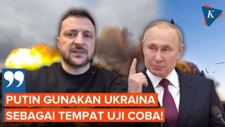 Zelensky Murka! Tuduh Rusia Jadikan Ukraina Kelinci Percobaan Rudal Balistik Antarbenua