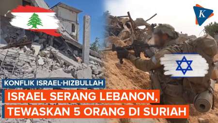 Israel Serang Lebanon Tewaskan 5 Orang di Suriah, Dibalas Lusinan Roket Hizbullah