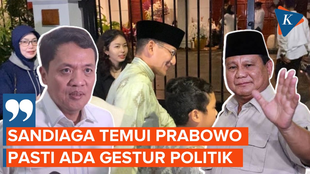 Gerindra Ungkap Maksud Sandiaga Temui Prabowo di Momen Lebaran