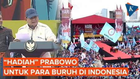 Pidato Prabowo di Hari Buruh Internasional, Janji Beri 