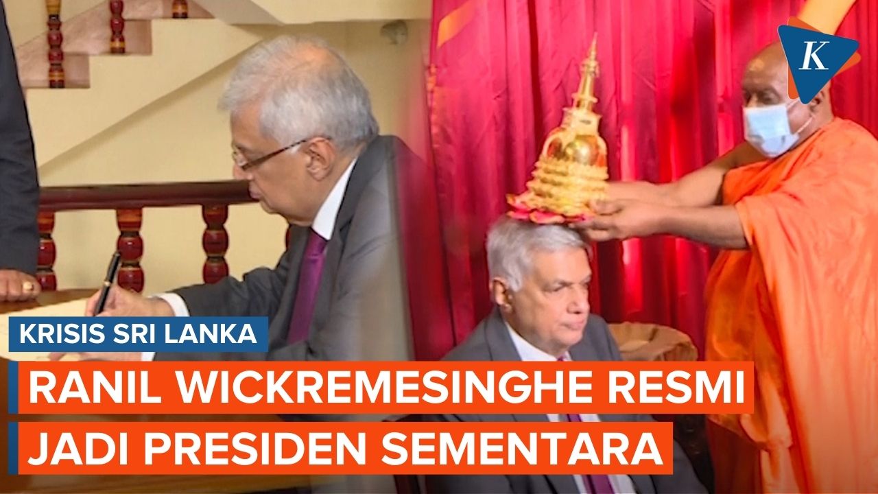 Ranil Wickremesinghe Dilantik Menjadi Presiden Sementara Sri Lanka