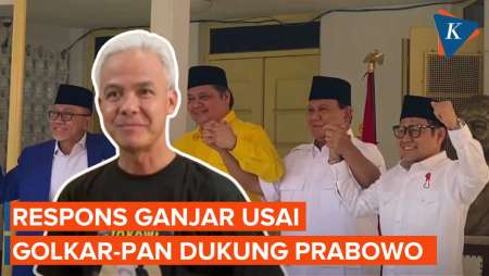 Ganjar Ucapkan Selamat PAN-Golkar Dukung Prabowo