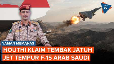 Houthi Klaim Tembak Jatuh Jet Tempur F-15 Arab Saudi