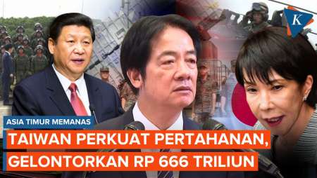 Asia Timur Memanas, Taiwan Gelontorkan Rp 666 Triliun Perkuat Pertahanan