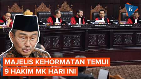 Majelis Kehormatan Temui 9 Hakim MK Usut Pelanggaran Etik