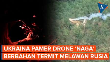 Drone Naga Ukraina, Senjata Pembakar 2.200 Derajat Celcius Sasar Militer Rusia