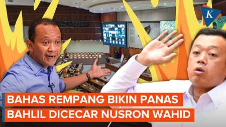 Potret Sengitnya Adu Argumen Menteri Bahlil dengan Nusron Wahid Bahas Rempang