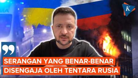 Serangan Mematikan Rusia di Zaporizhzhia, Zelensky: Benar-benar Disengaja!