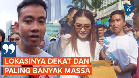 Alasan Gibran Bagi-bagi Susu Saat CFD di Bundaran HI