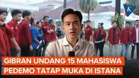 Detik-detik 15 Mahasiswa Pedemo Temui Gibran di Istana, Apa Hasilnya?