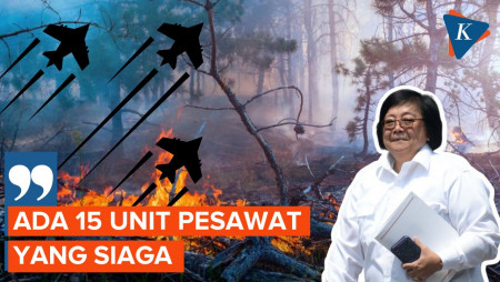 15 Pesawat Siaga Atasi Ancaman Kebakaran Hutan