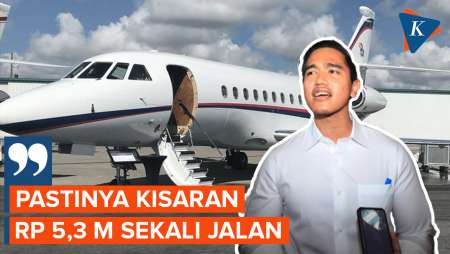 Kaesang Nebeng Jet Pribadi, tapi Berapa Harga Sewa Private Jet Rute Jakarta-AS?