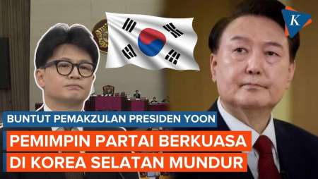 Pemimpin Partai Berkuasa di Korsel Mundur Buntut Pemakzulan Presiden Yoon Suk-yeol