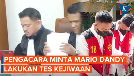 Pengacara Minta Izin Hakim agar Mario Dandy Jalani Tes Psikiater