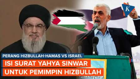 Pemimpin Hamas Kirim Surat ke Hassan Nasrallah, Yahya Sinwar Dukung Hizbullah Perangi Israel